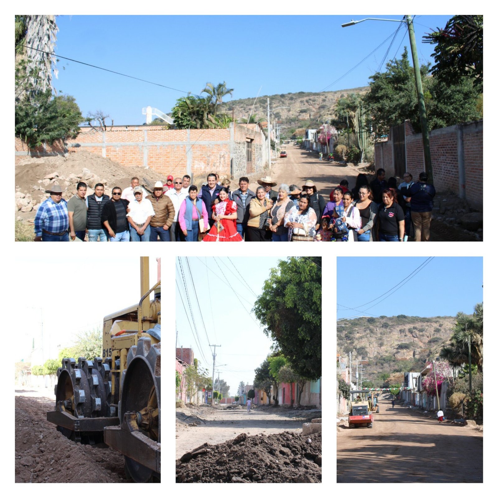 Supervisan Obras En Comunidades Reporte Baj O