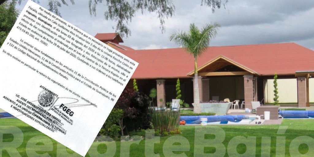 Afirman que “Casa de las 7 Albercas” no es de “El Marro” - Reporte Bajío