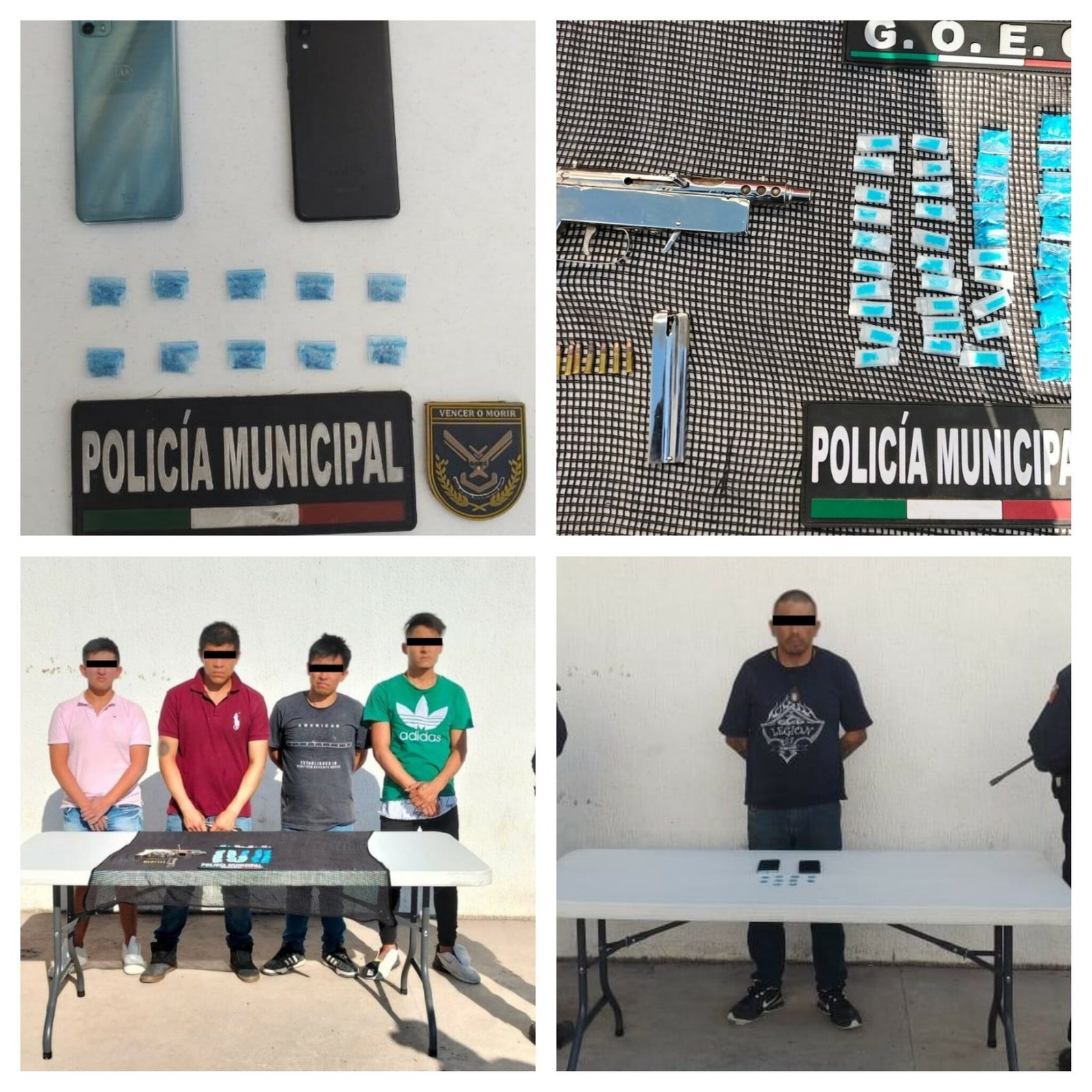 Detienen a cinco personas con droga y arma de fuego – Reporte Bajío